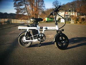 1. Schritt: Sattel und Lenker lösen und einfahren