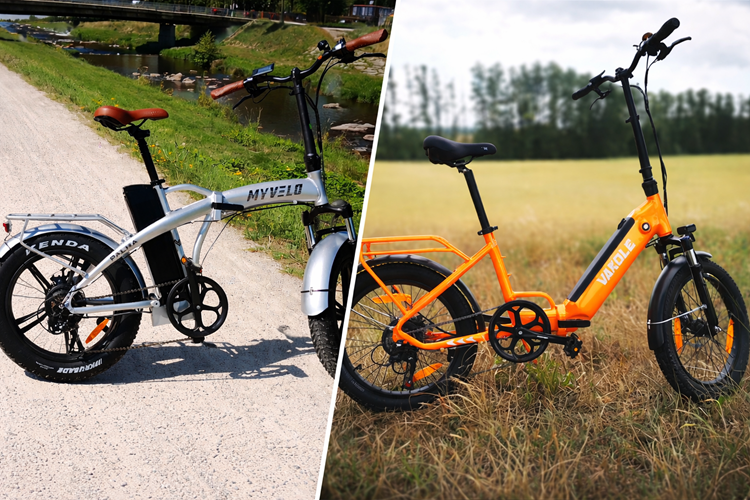 MYVELO Palma vs. Vakole VT4 – zwei Testsieger im E-Bike-Fatbike Klapprad Test im Vergleich MYVELO Palma und Vakole VT4 als zwei Testsieger im E-Bike-Fatbike Klapprad Test im direkten Vergleich