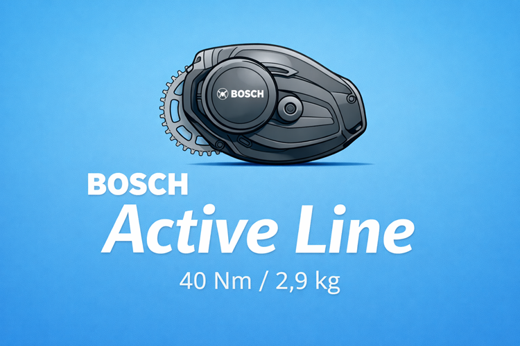 Bosch Active Line Mittelmotor mit 40 Nm Drehmoment und 2,9 kg Gewicht im Überblick