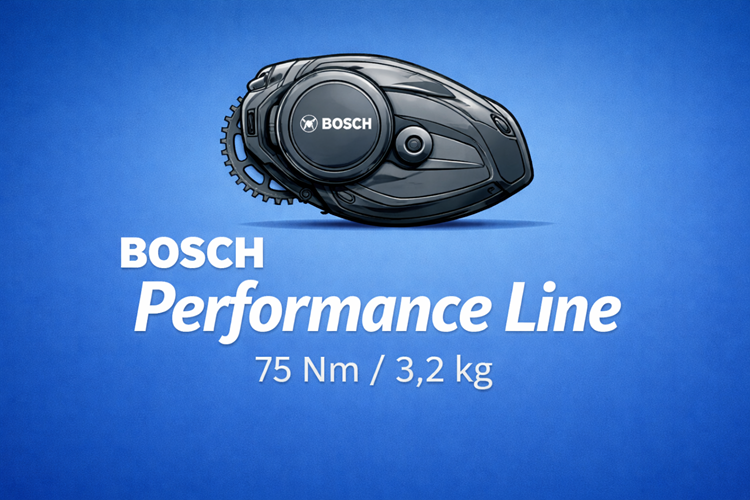 Bosch Performance Line Mittelmotor mit 75 Nm Drehmoment und 3,2 kg Gewicht im Überblick